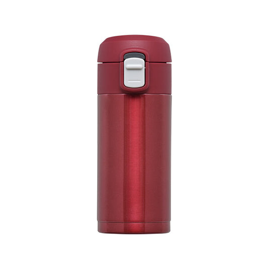 Wahei Freiz Omit One-Touch Cap Slim Mug Bottle 200ml Red RH-1507