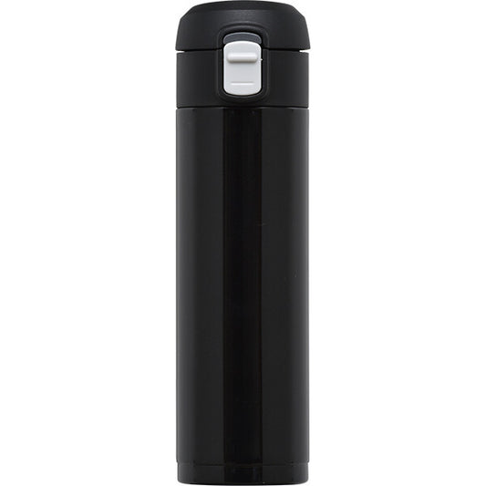 Wahei Freiz Omit One-Touch Slim Mug Bottle 300ml Black RH-1512