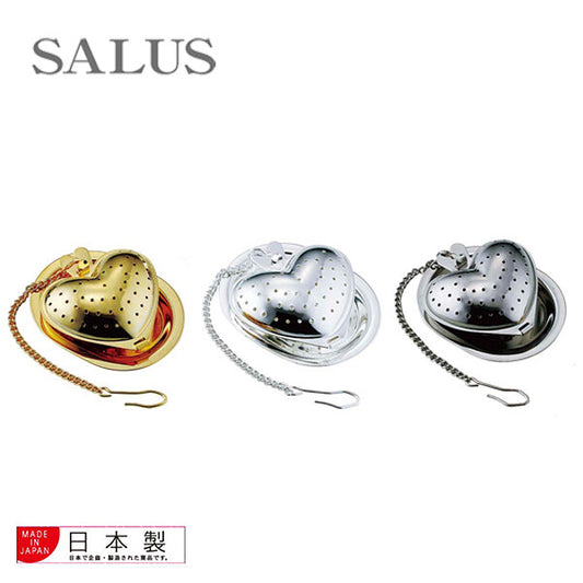 Azuma SALUS Heart Tea Strainer Stainless Steel ST
