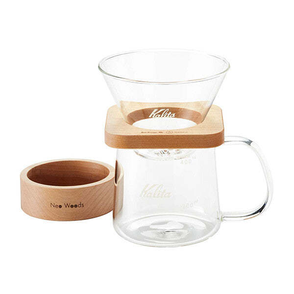 Kalita Wave Dripper Square Set for 2-4 Cups WDG-185