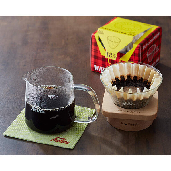 Kalita Wave Dripper Square Set for 2-4 Cups WDG-185