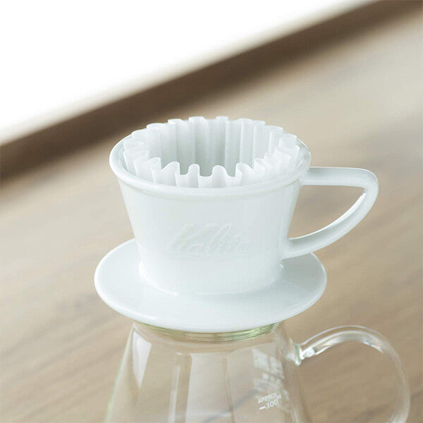 Kalita Hasami Ware Wave Series Coffee Dripper for 1-2 People 01035