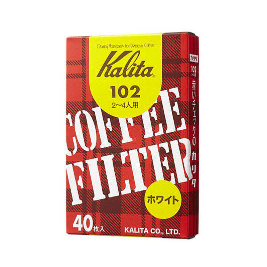 Kalita Paper Coffee Filter 40-Count 102