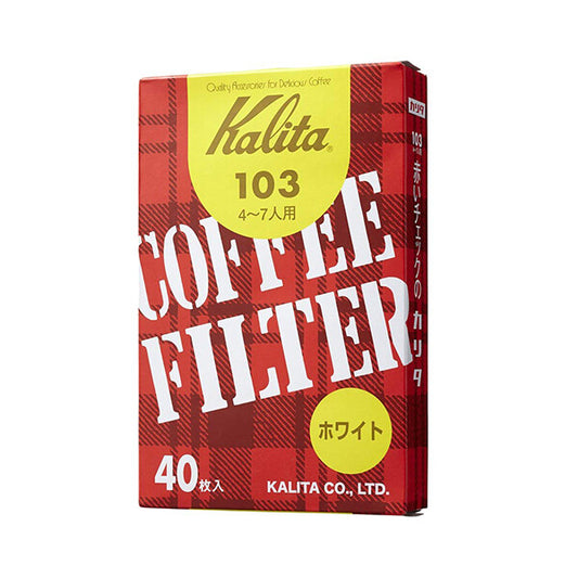 Kalita Paper Coffee Filter 40-Count 103