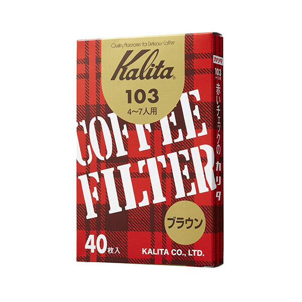 Kalita Paper Coffee Filter 40-Count