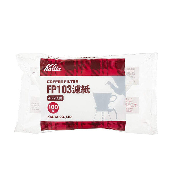 Kalita FP103 Coffee Filter Papers White 100 Sheets 15085