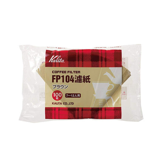 Kalita Coffee Filter Papers Brown 100 Count for 7-12 People 17031