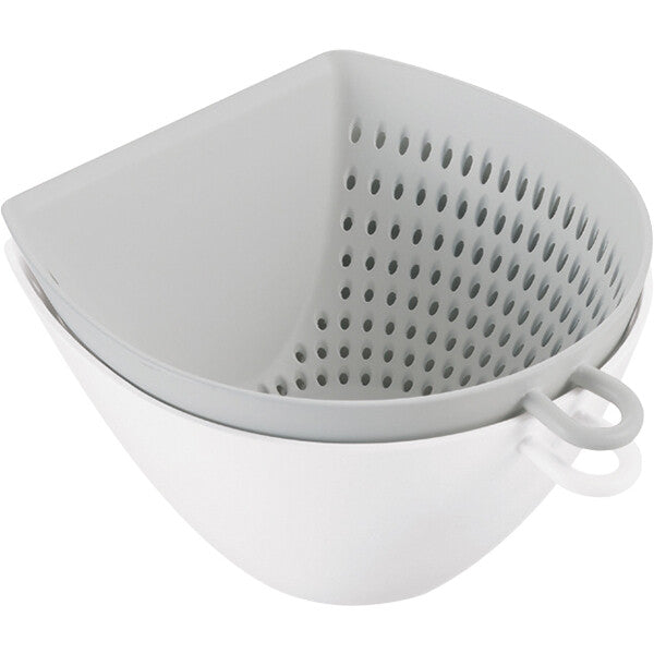 Akebono Chiritori Colander Bowl White
