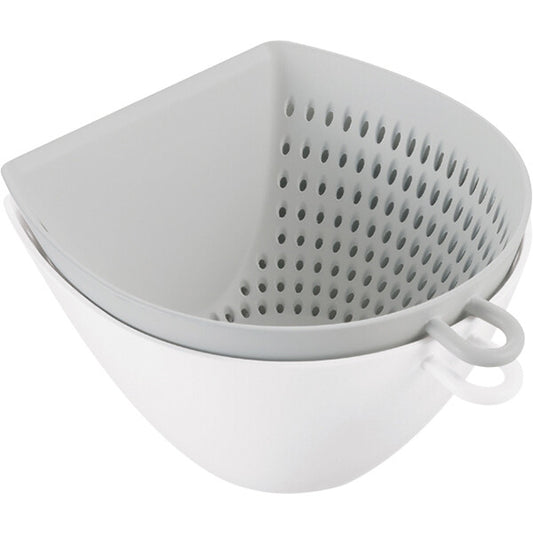 Akebono Chiritori Colander Bowl White