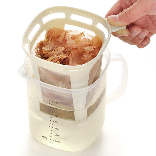 Akebono Microwave Dashi Stock Maker with Strainer