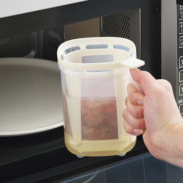 Akebono Microwave Dashi Stock Maker with Strainer