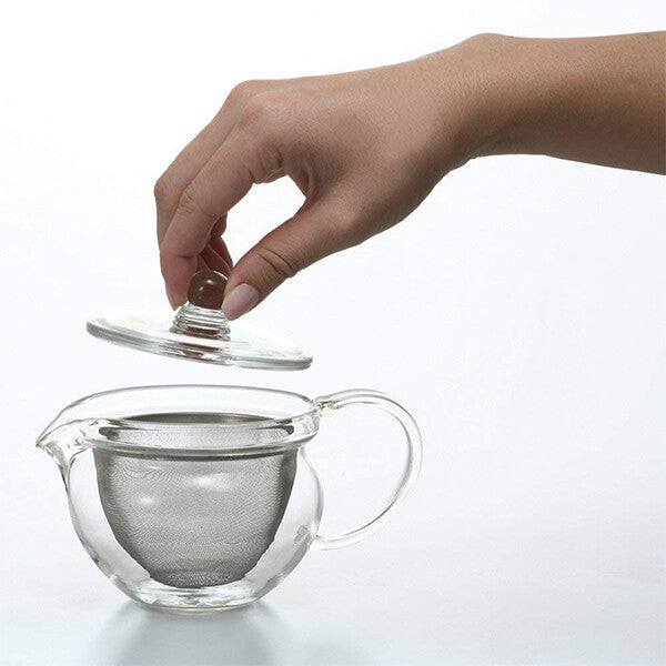 Hario Chacha Kyusu Glass Teapot 300ml CHJMN-30T