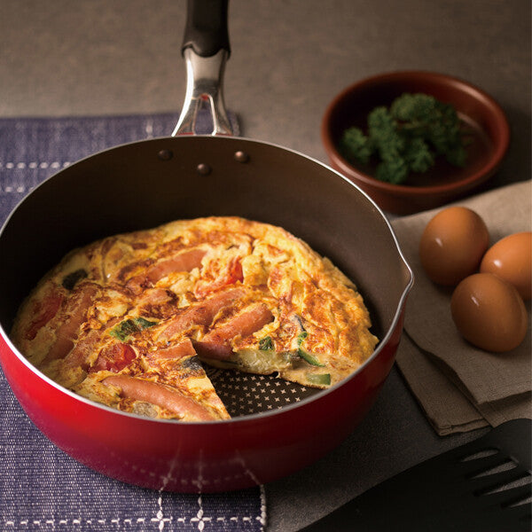 Wahei Freiz Moderos IH Deep Frying Pan with Lid 24cm MM-9757