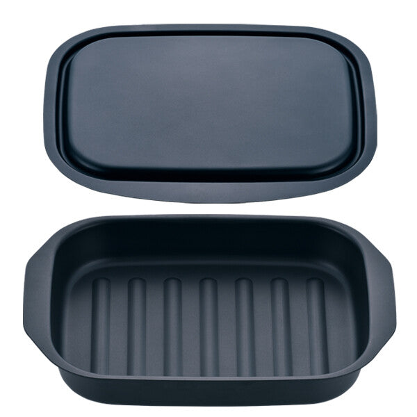 Wahei Freiz Kongari-an Grill Toaster Pan with Wood Base 26.5cm MD-0091