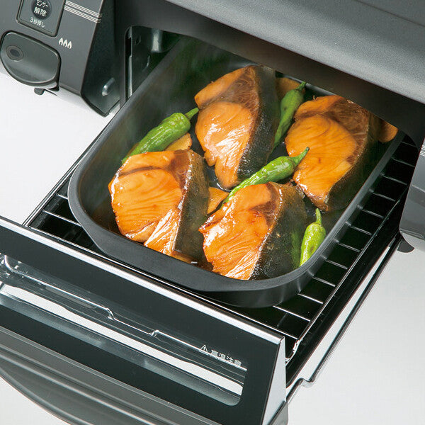 Wahei Freiz Kongari-an Grill Toaster Pan with Wood Base 26.5cm MD-0091