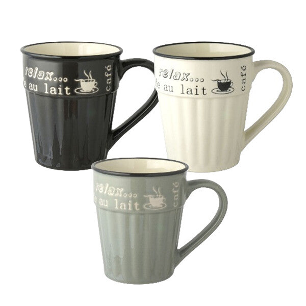 Living Enjoy Cafe Mug Black