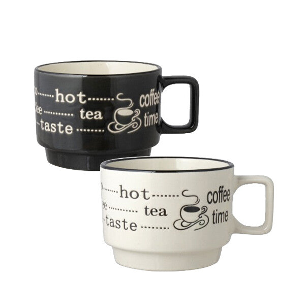 Living Enjoy Stacking Mug Black
