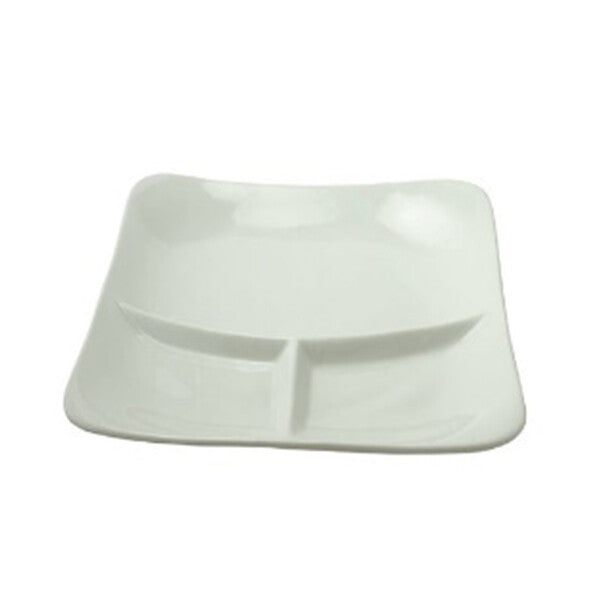 Living White Series Plain Lunch Plate 22.5cm