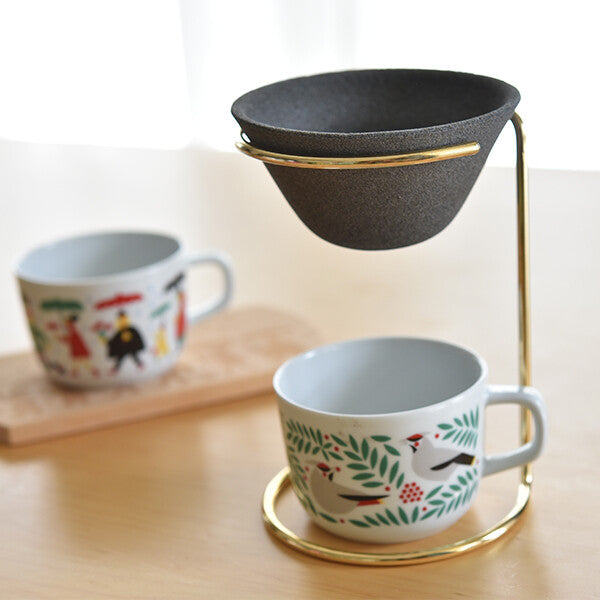 Advanced Door Ceraful Rinse-Free Coffee Filter & Stand Set CRF-B1
