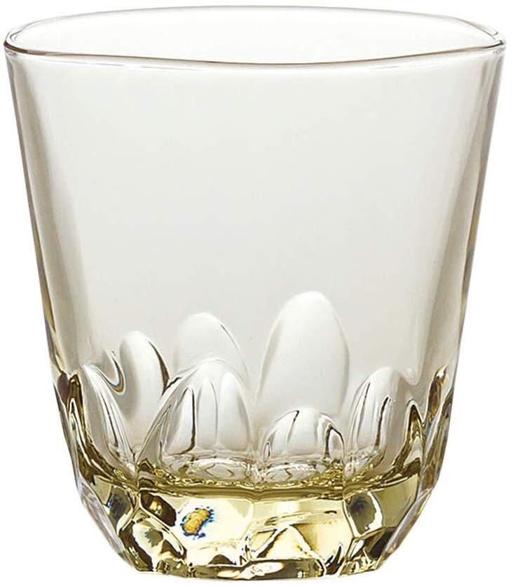 Toyo-Sasaki Glass Shochu Doraku Amber On-the-Rock Glass 315ml P33143GY