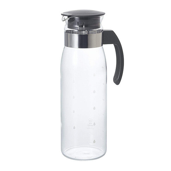 Hario Slim Refrigerator Water Pitcher 1.4L Charcoal Gray RPLN-14-CGR