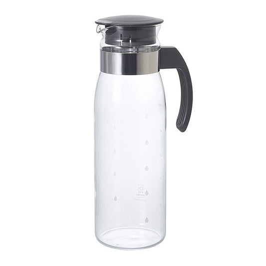 Hario Slim Refrigerator Water Pitcher 1.4L Charcoal Gray RPLN-14-CGR