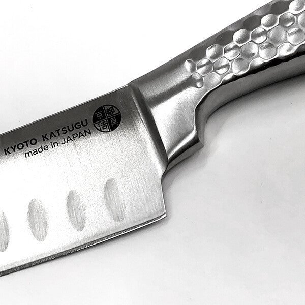 Kyoto Katsugu All Stainless Steel Santoku Knife 30.5cm