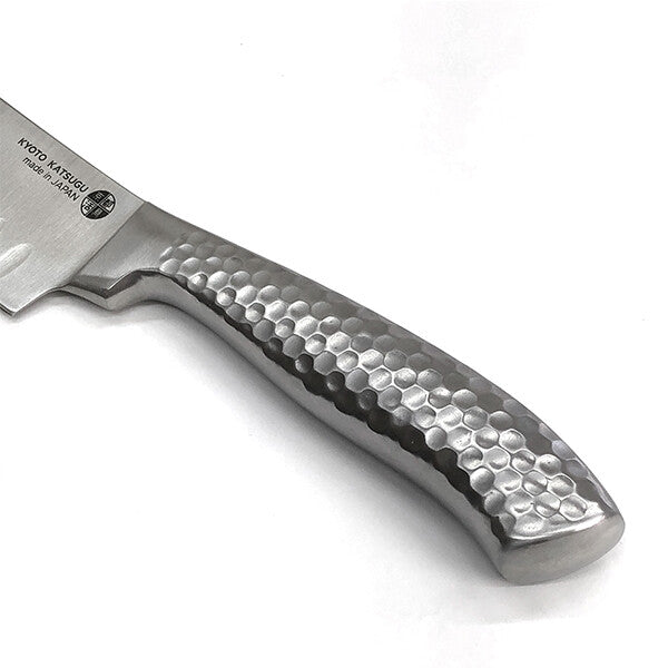 Kyoto Katsugu All Stainless Steel Santoku Knife 30.5cm