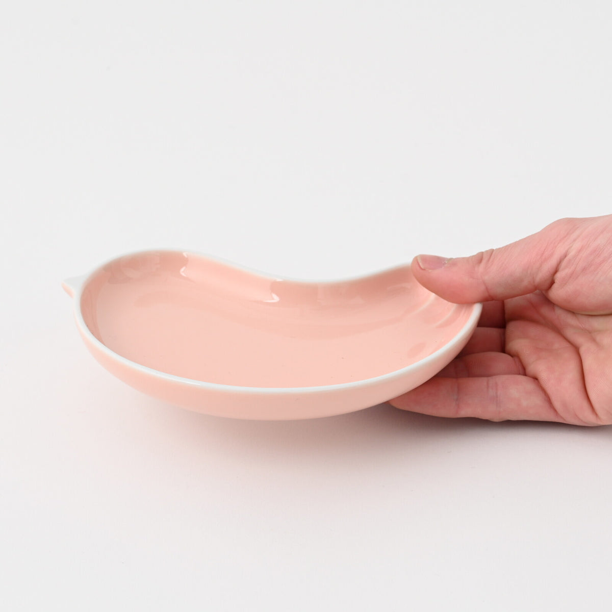 Hakusan Porcelain Hasami-yaki PiPi Pink Free Plate