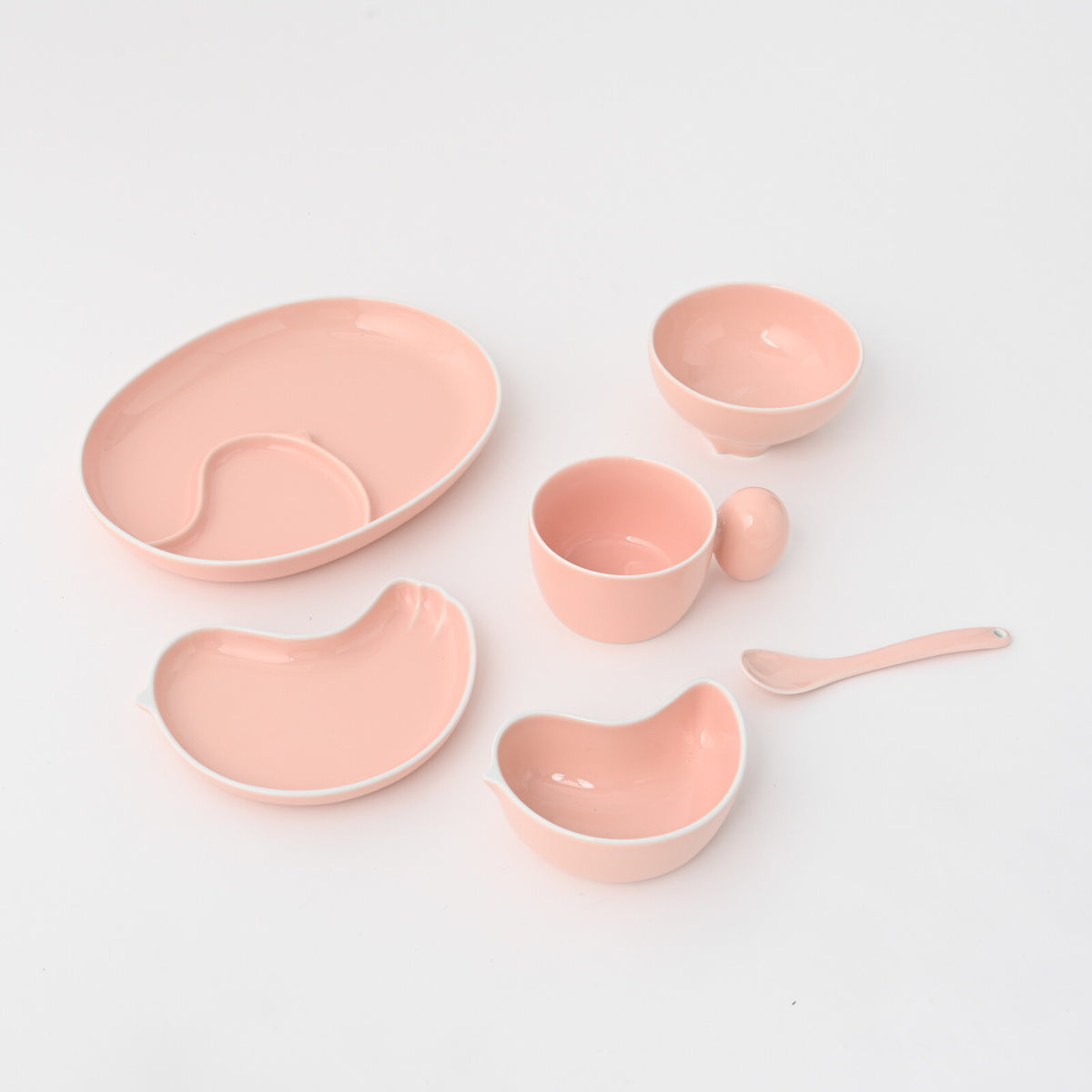Hakusan Porcelain Hasami-yaki PiPi Pink Spoon