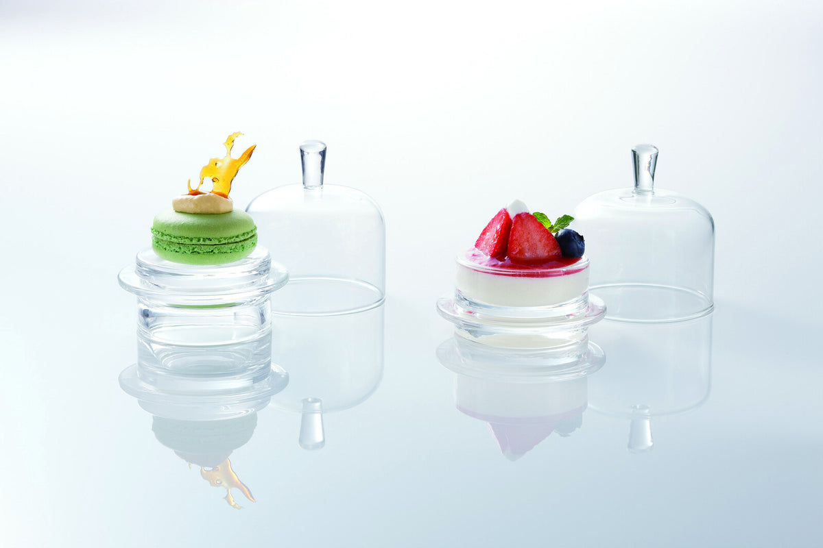 Toyo-Sasaki Glass Hanakazari Mini Cake Dome TS44013