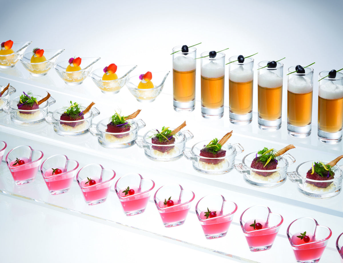 Toyo-Sasaki Glass Hanakazari Flower Amuse Cup P-20303