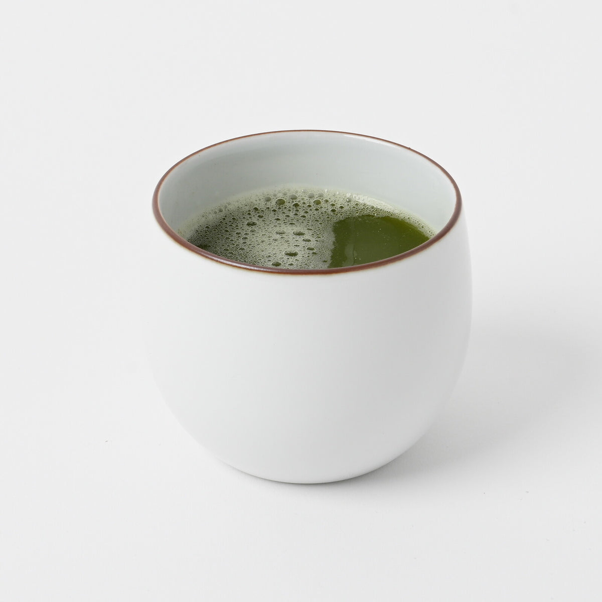 Hakusan Porcelain Basic Sencha White Matte Yunomi Teacup Hasami Ware