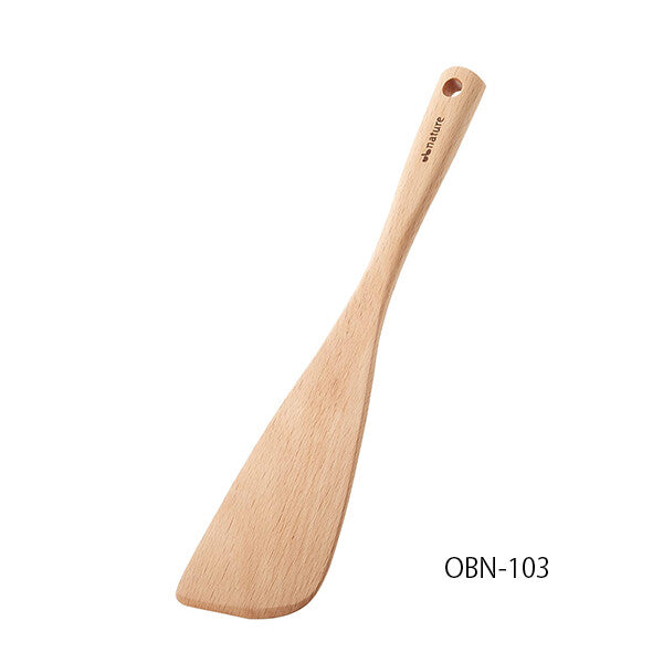 Suncraft Natura Wooden Slotted Spatula OBN-104
