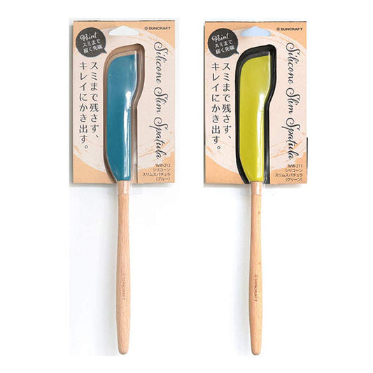 Suncraft WW Series Silicone Slim Spatula Black