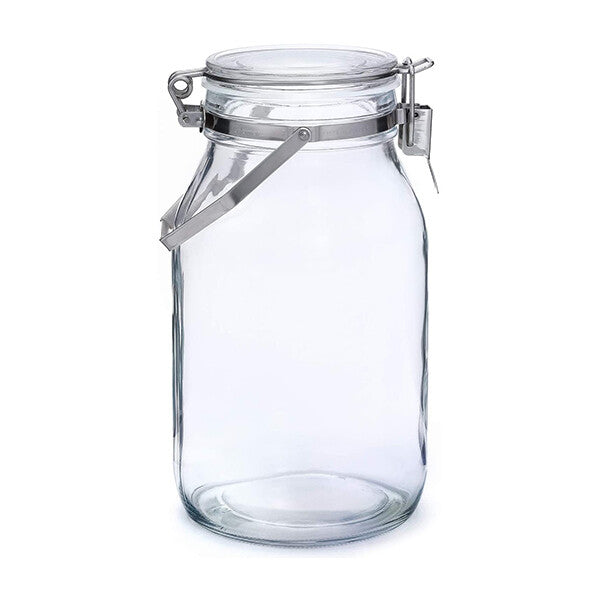 Seisho Cellar Mate Glass Sealed Jar with Handle 3L