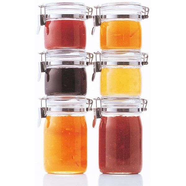 Seisho Cellar Mate Glass Sealed Jar with Handle 3L