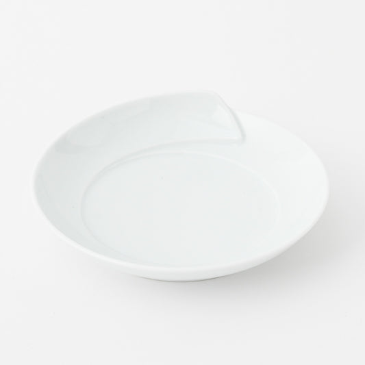Hakusan Porcelain Hasami-yaki Hitoe White Porcelain Side Plate