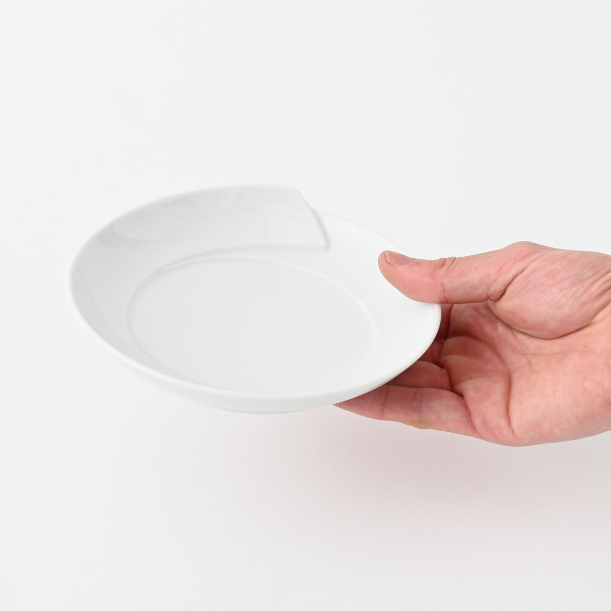 Hakusan Porcelain Hasami-yaki Hitoe White Porcelain Side Plate