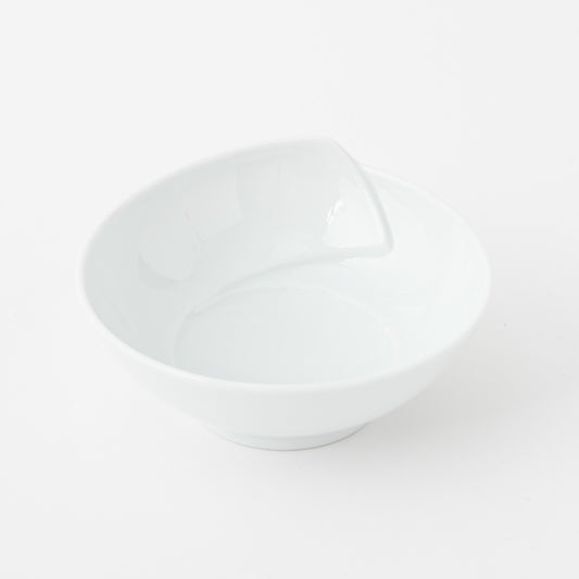 Hakusan Porcelain Hasami-yaki Hitoe White Porcelain Small Dish