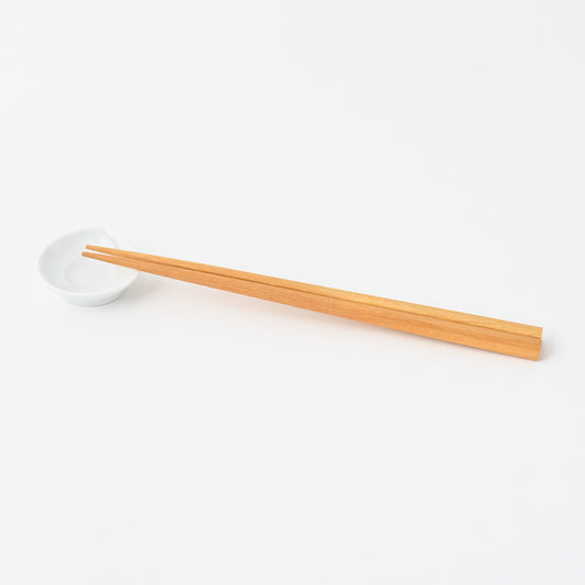 Hakusan Porcelain Hasami-Yaki Hitoe Chopstick Rest White