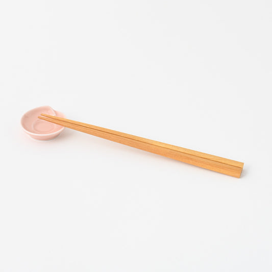 Hakusan Porcelain Hasami-Yaki Hitoe Chopstick Rest Pale Pink