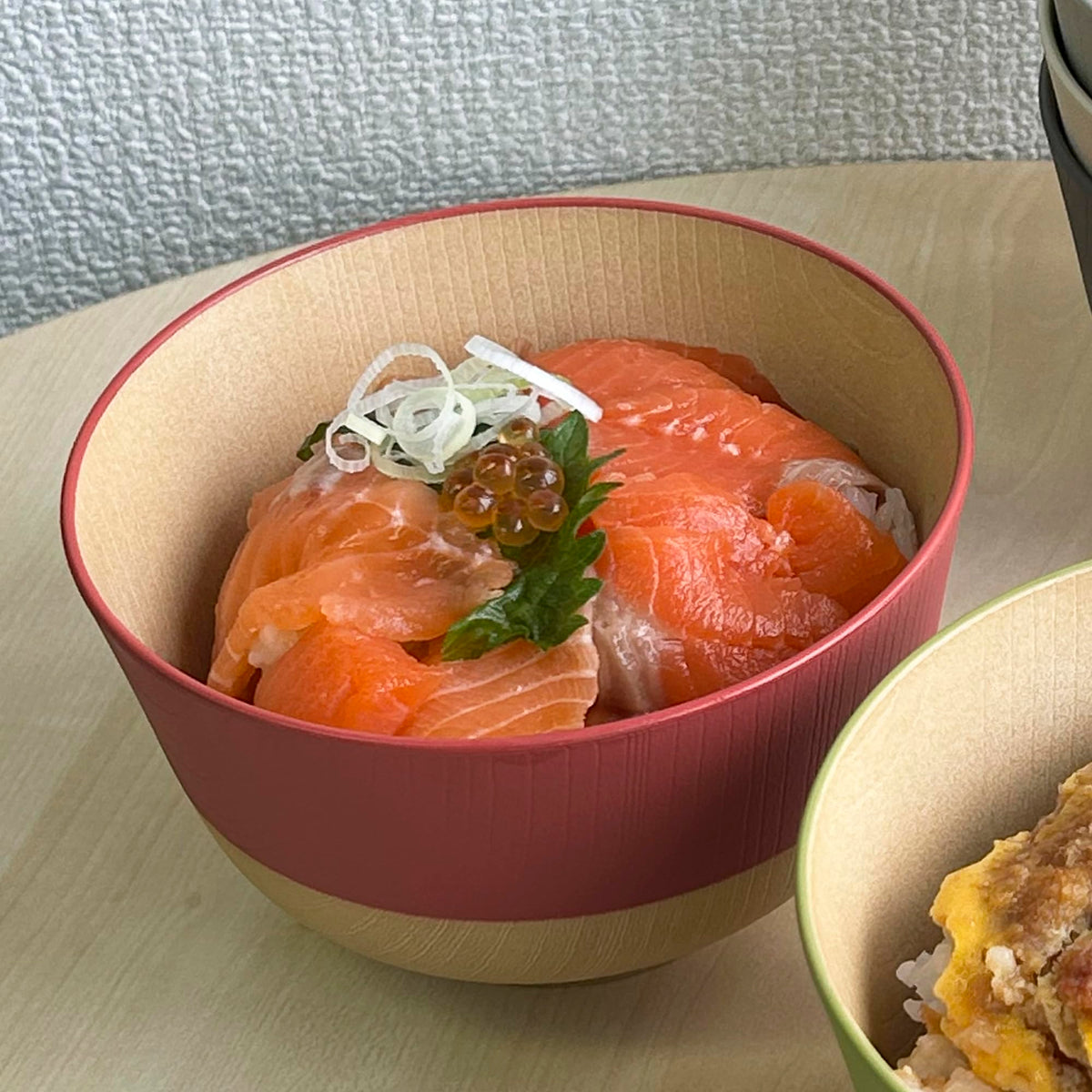 Kanoh Yasashii Irodori Rice Bowl Ruri Blue x Akane Red