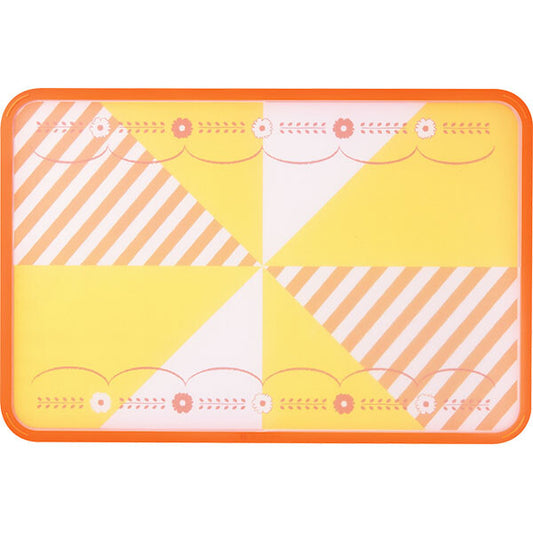 Shimomura Full Veggie Smile Double-Sided Cutting Board L Orange FVS-651