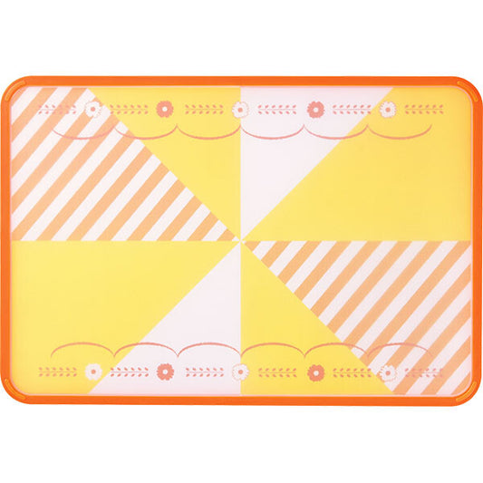 Shimomura Full Veggie Smile Double-Sided Cutting Board LL Orange FVS-653