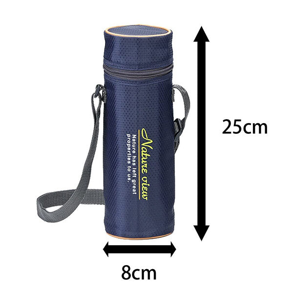 Takagi Metal Stainless Steel Bottle Holder 500ml Navy NV-SB500NK