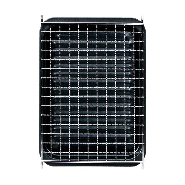 Takagi Metal Tri Plus Grill Tray Wide with Wire Rack GK-W