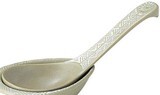 Ginpo Mishima Ceramic Small Spoon 18cm