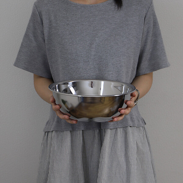 Kyoto Katsugu Tsubame Stainless Steel Mixing Bowl 24cm
