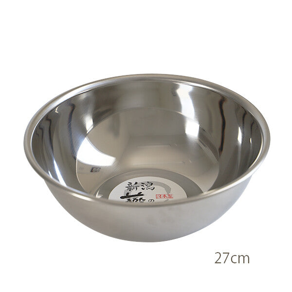 Kyoto Katsugu Tsubame Stainless Steel Bowl 27cm